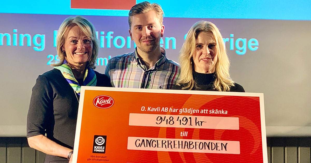 Stort tack Kavli fr donationen p 948 491 kr!