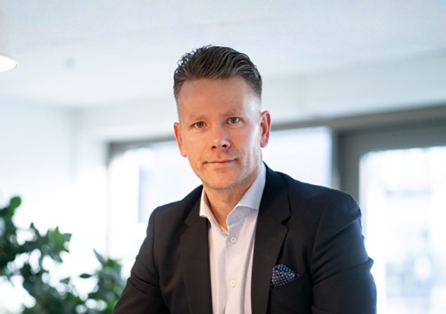 Porträtt av Jonny Mattsson, vd på Kavli.