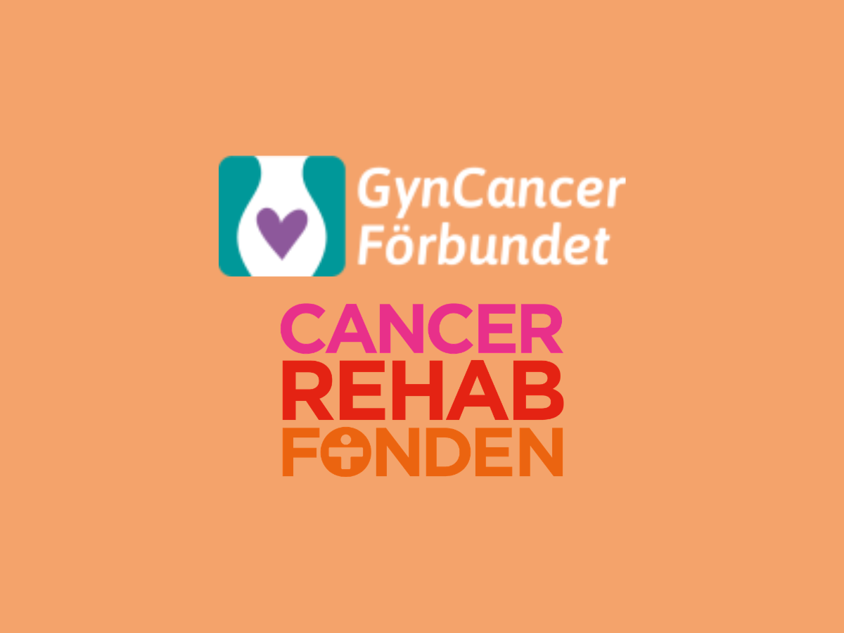 Loggor för Gyncancerförbundet och CancerRehabFonden.