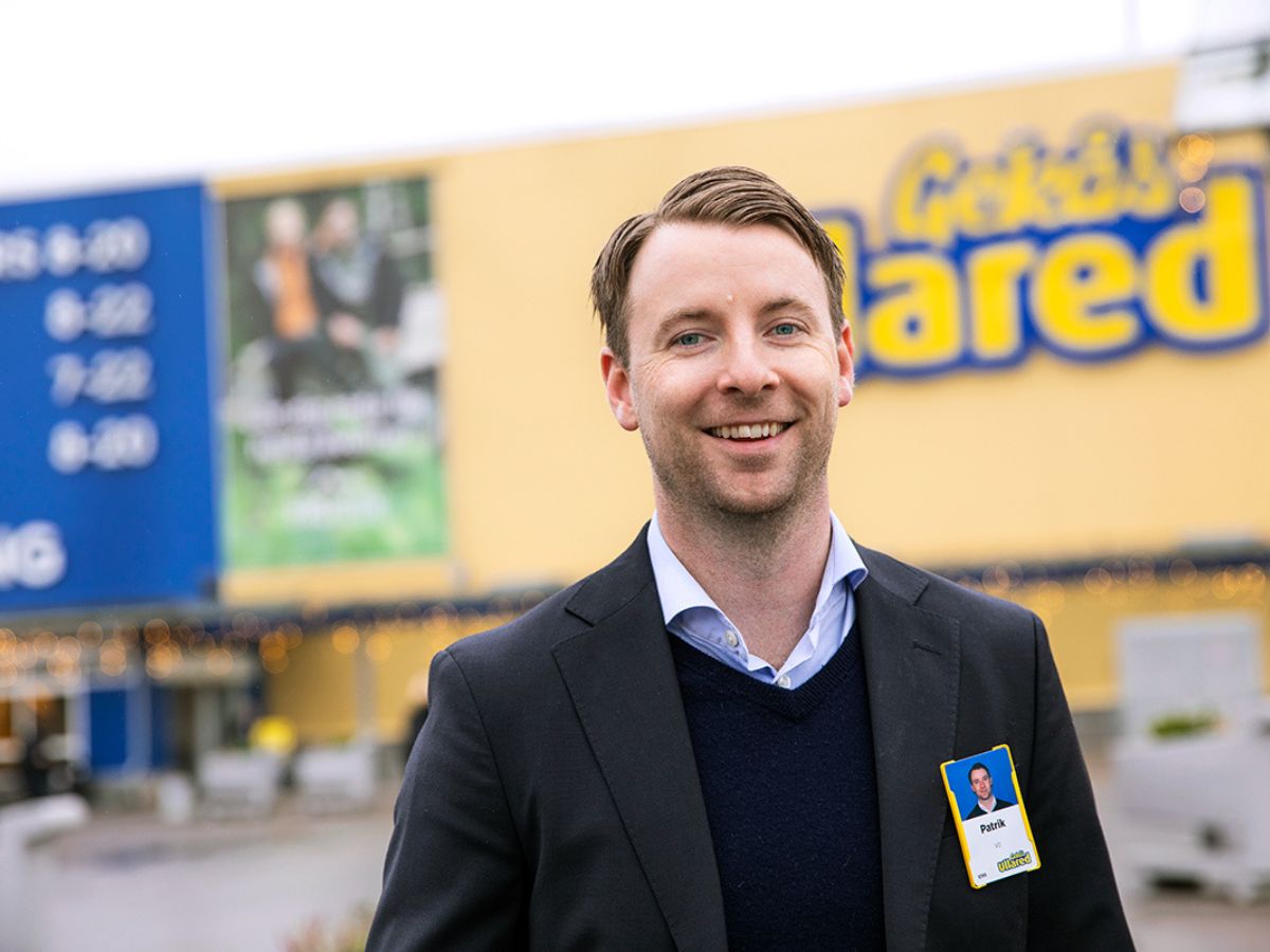 Porträtt av Patrik Levin, vd på Gekås.