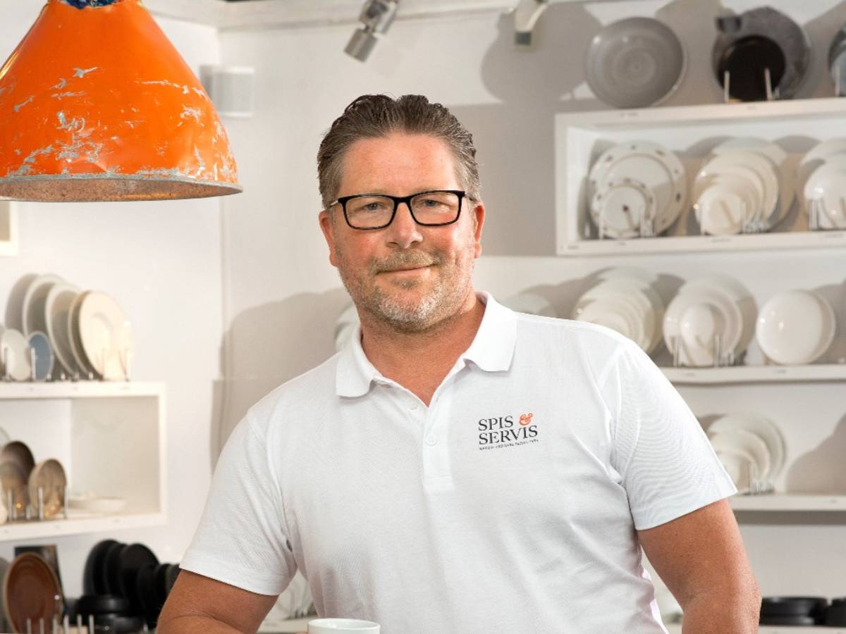 Porträtt av Martin Herrström, vd på Spis och Servis.