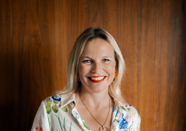 Porträtt av Alexandra Ekman Ryding, generalsekreterare på CancerRehabFonden.
